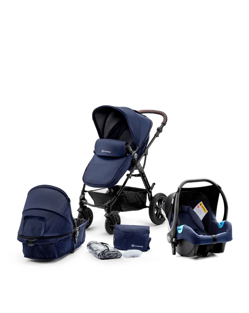 Trio Moov CT Grey Melange - KinderKraft - Prénatal Store Online