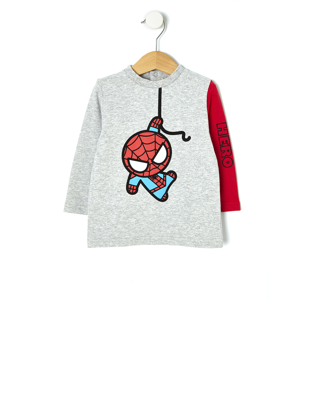 T-shirt με στάμπα spiderman baby