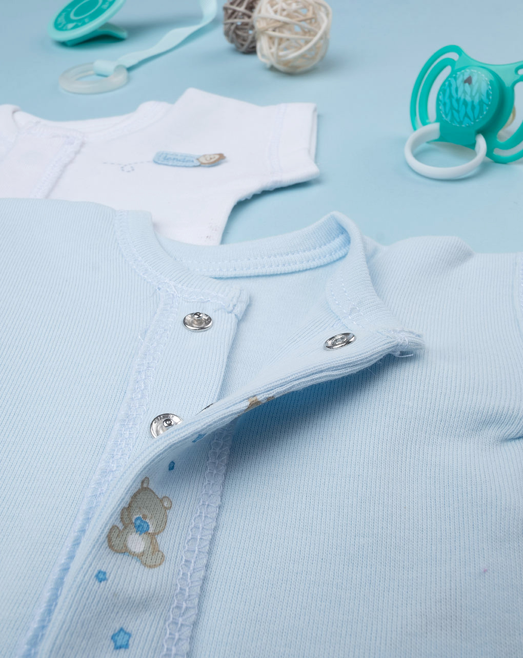 κορμάκι με ζωάκια πακέτο χ2 για αγόρι - Prénatal