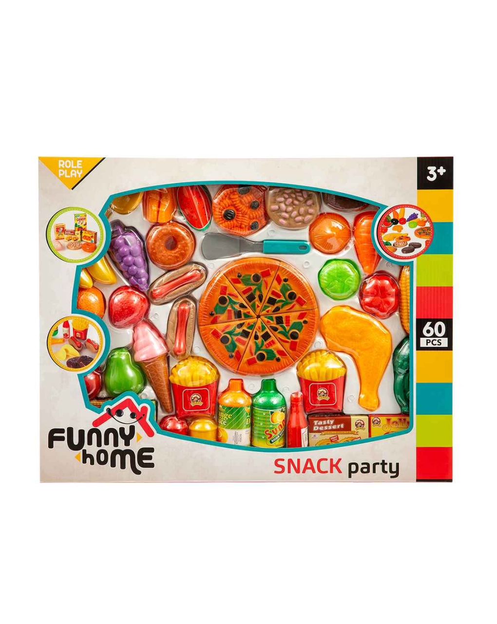 Funny home σετ pizza party! με 60 αξεσουάρ prg00732 - FunnyHome