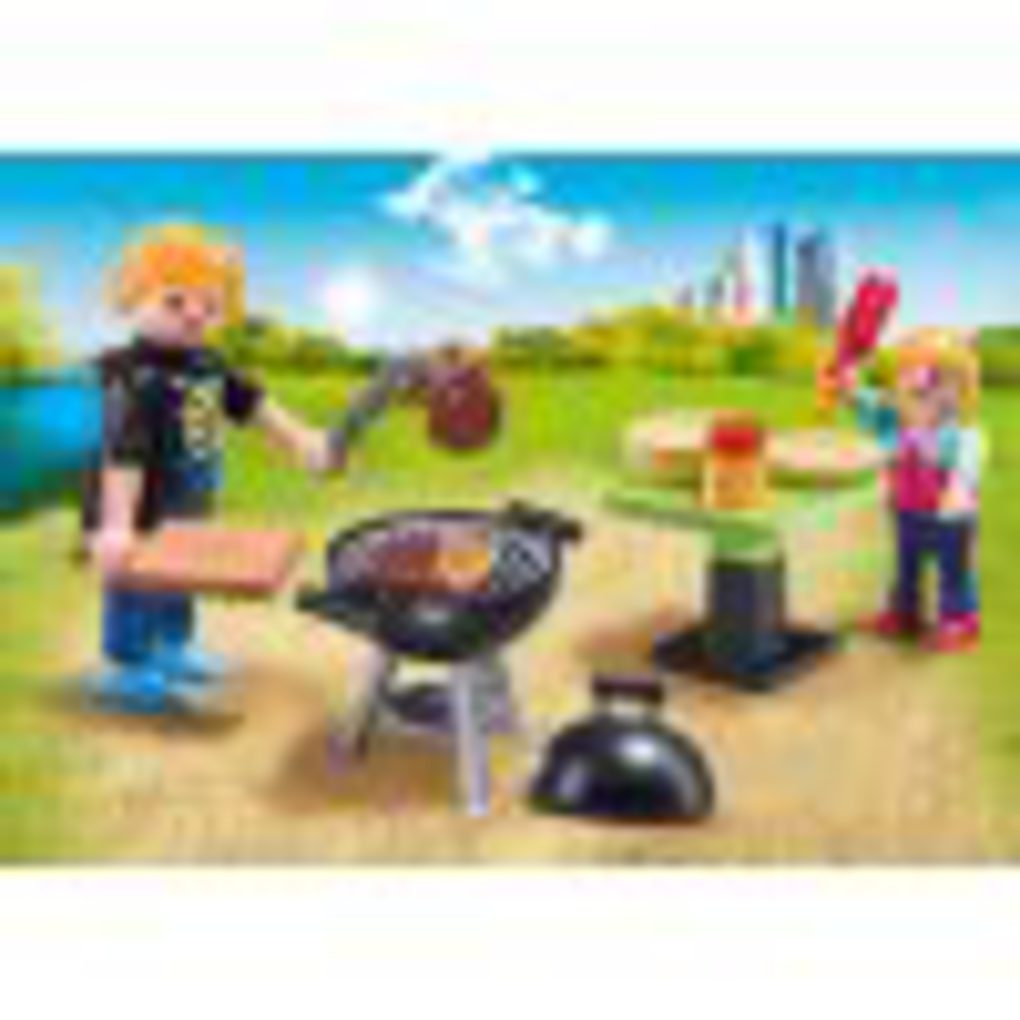 Playmobil family fun βαλιτσάκι barbecue 5649 - Playmobil