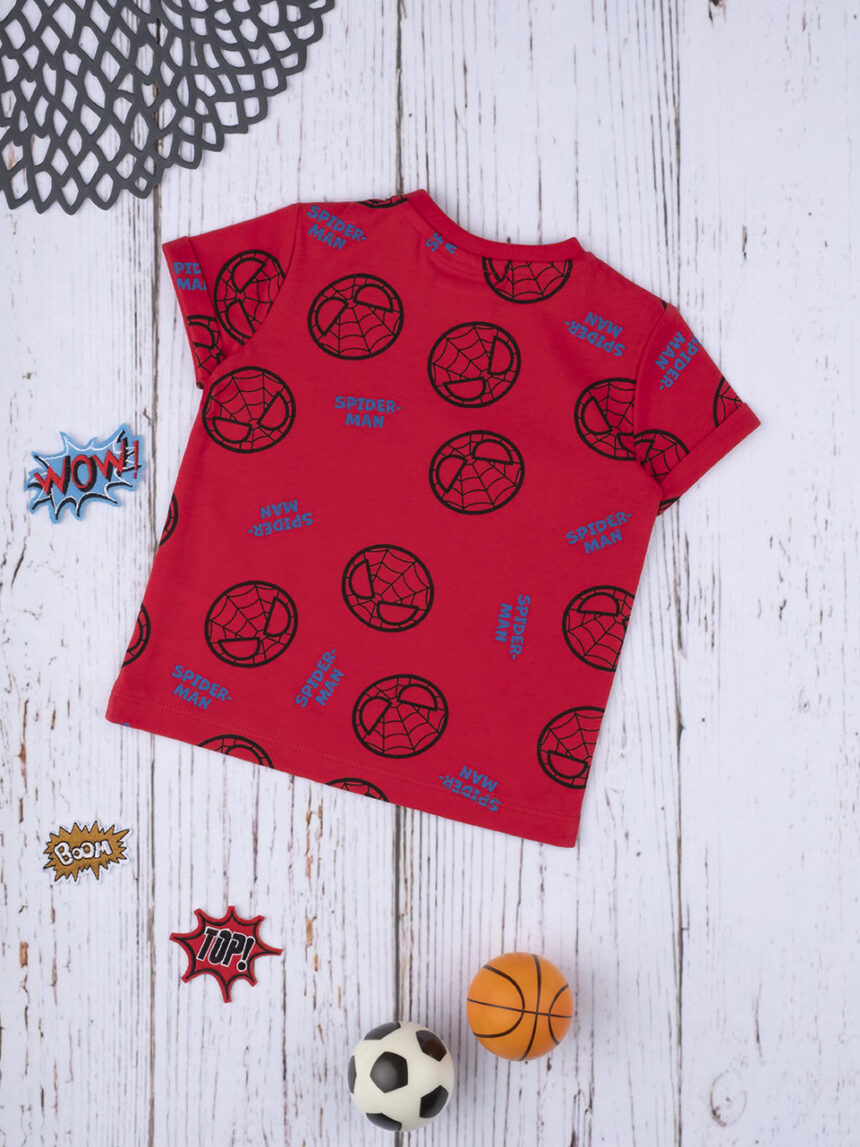 βρεφικό t-shirt κόκκινο με τον spiderman για αγόρι - Prénatal