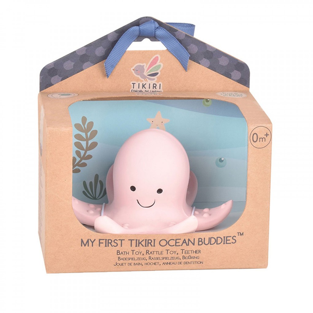 Tikiri toys βρεφικό παιχνίδι μασητικό χταπόδι - Tikiri Toys