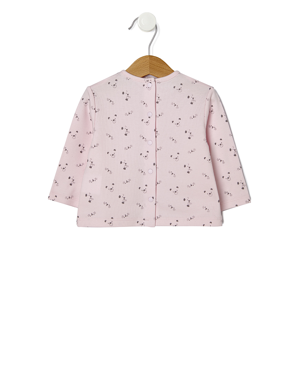 μπλούζα μακρυμάνικη funny animals ροζ για κορίτσι 657808 - Prénatal