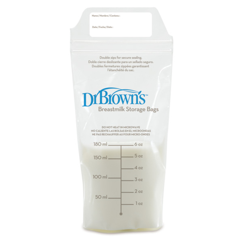 Dr brown's σακουλάκια φύλαξης μητρικού γάλακτος (6 oz/180 ml) - Dr Browns