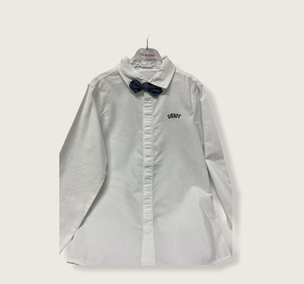 πουκάμισο λευκό elegant με παπιγιόν 8-10 ετών - Prénatal