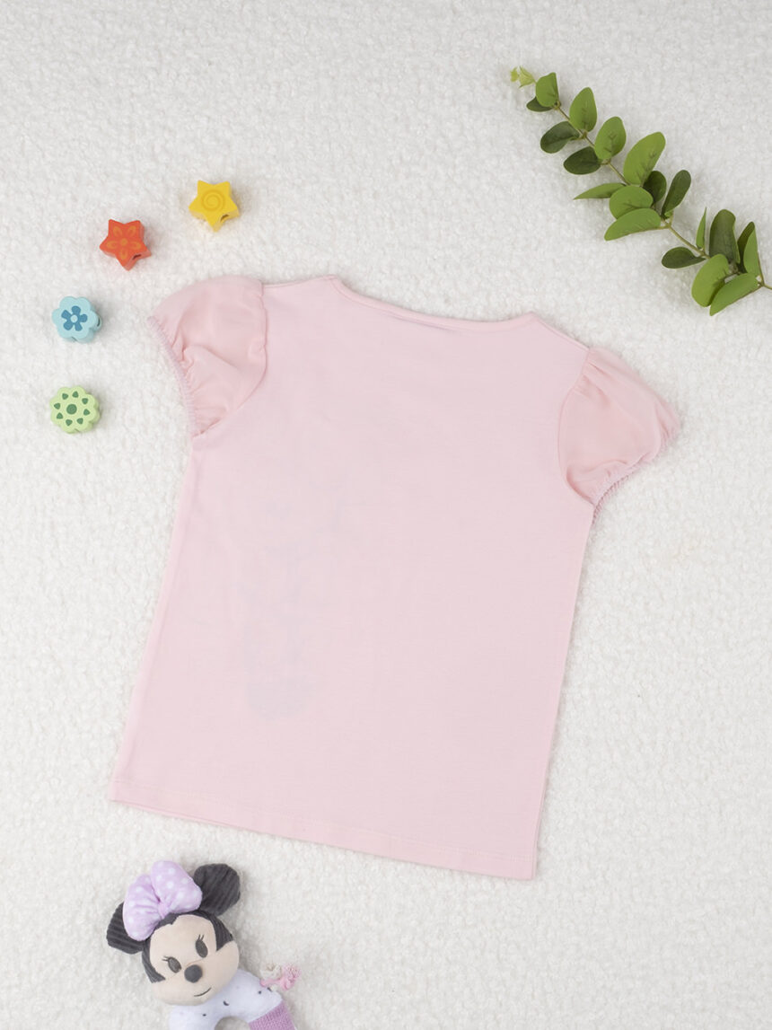 παιδικό t-shirt ροζ με τη minnie για κορίτσι - Prénatal