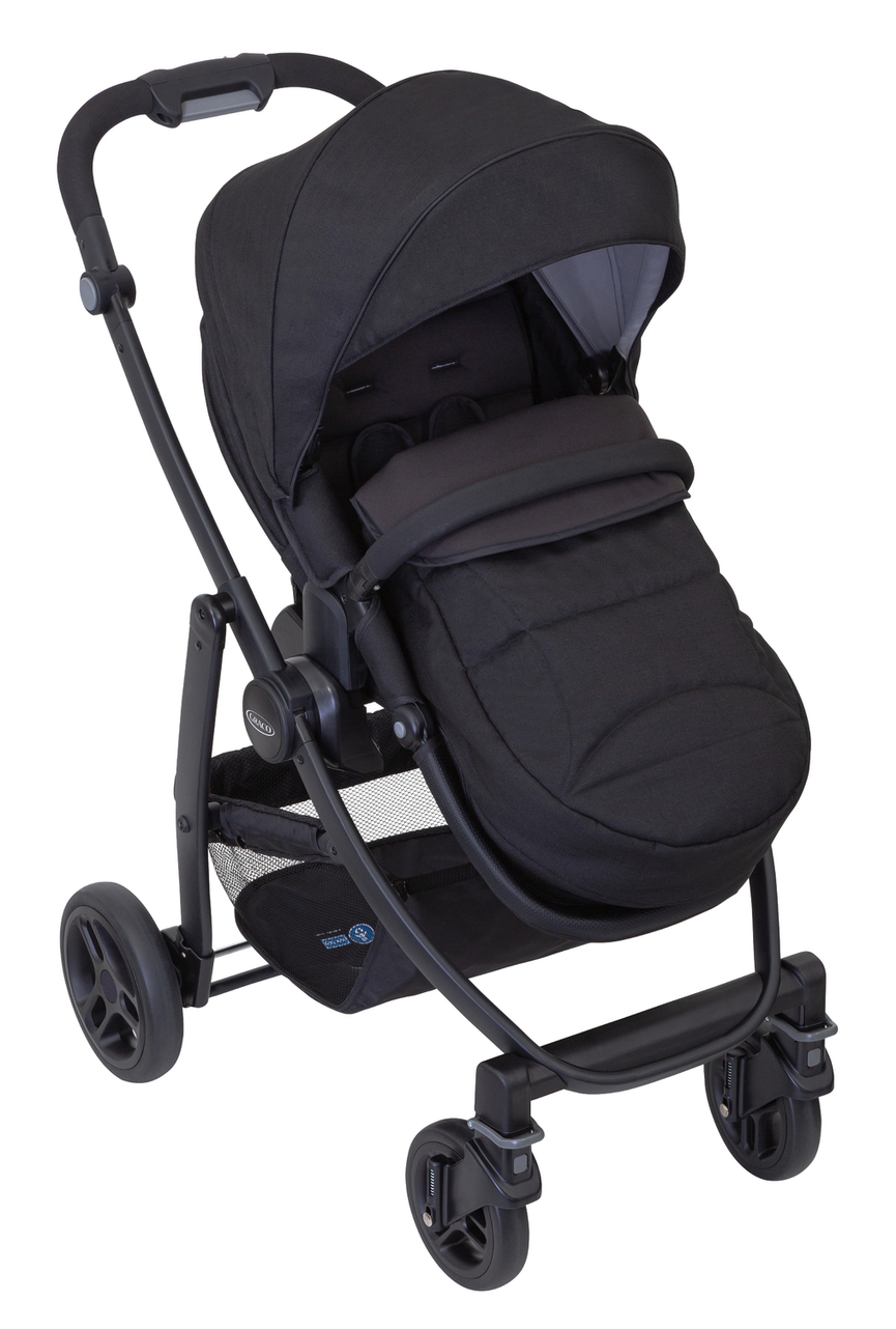 Graco kαρότσι περιπάτου evo black - Graco