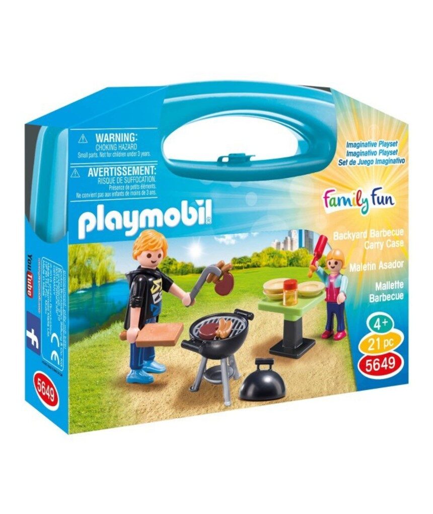 Playmobil family fun βαλιτσάκι barbecue 5649 - Playmobil