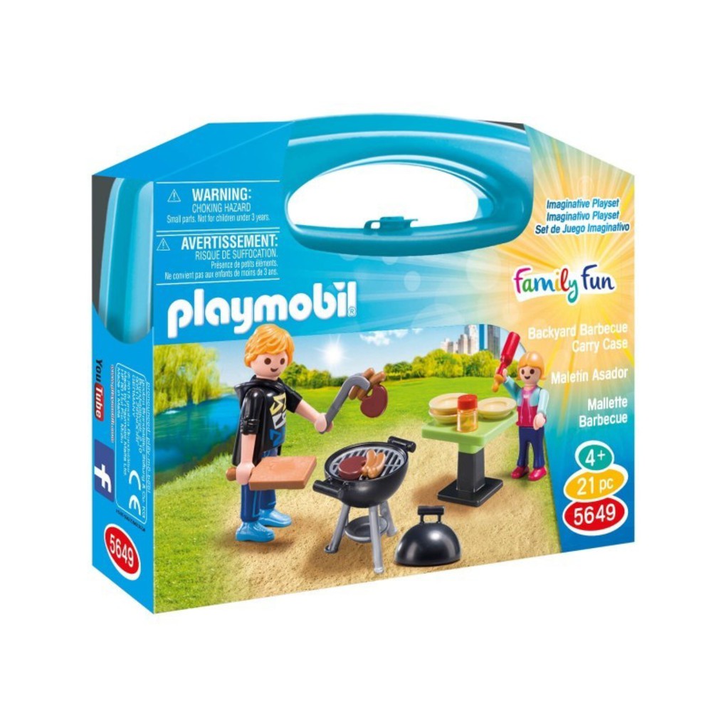 Playmobil family fun βαλιτσάκι barbecue 5649 - Playmobil