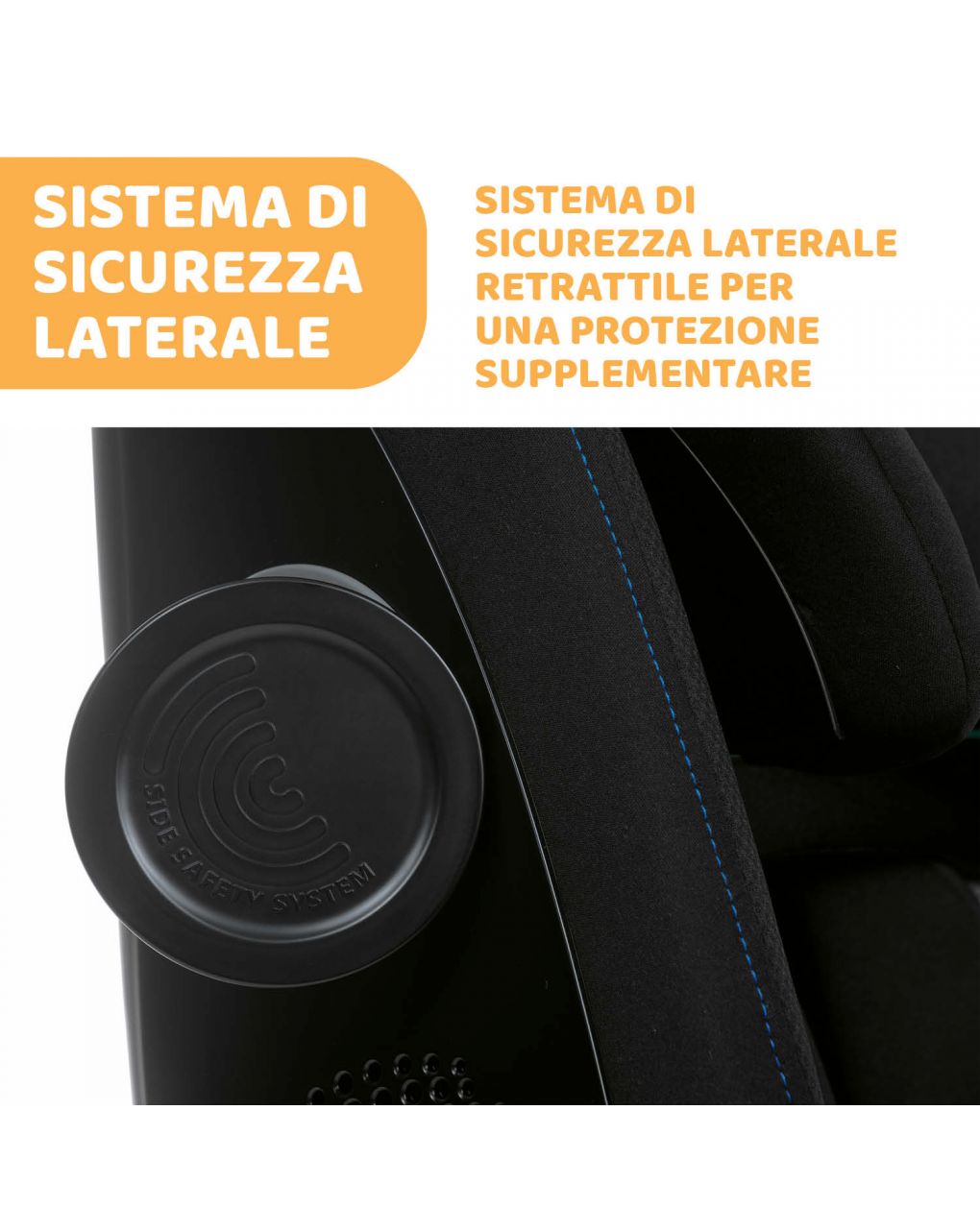 Chicco κάθισμα αυτοκινήτου myseat i-size (76-150 cm) black air - Chicco