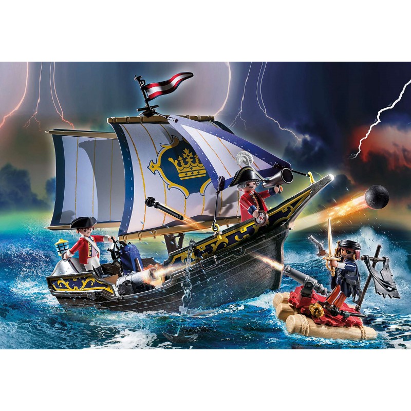 Playmobil pirates πλοιάριο λιμενοφυλάκων 70412 - Playmobil, Playmobil Pirates