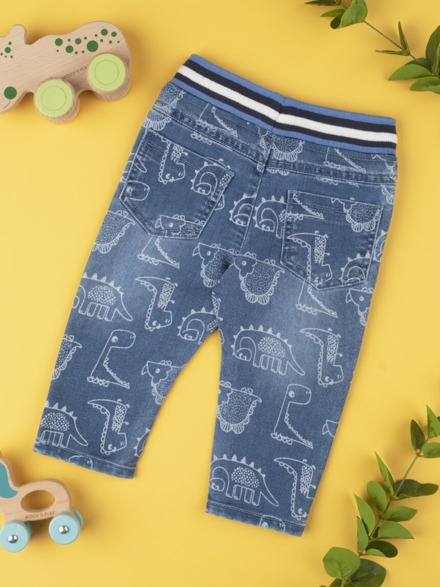 τζιν παντελόνι με δεινόσαυρους για αγόρι - Prénatal