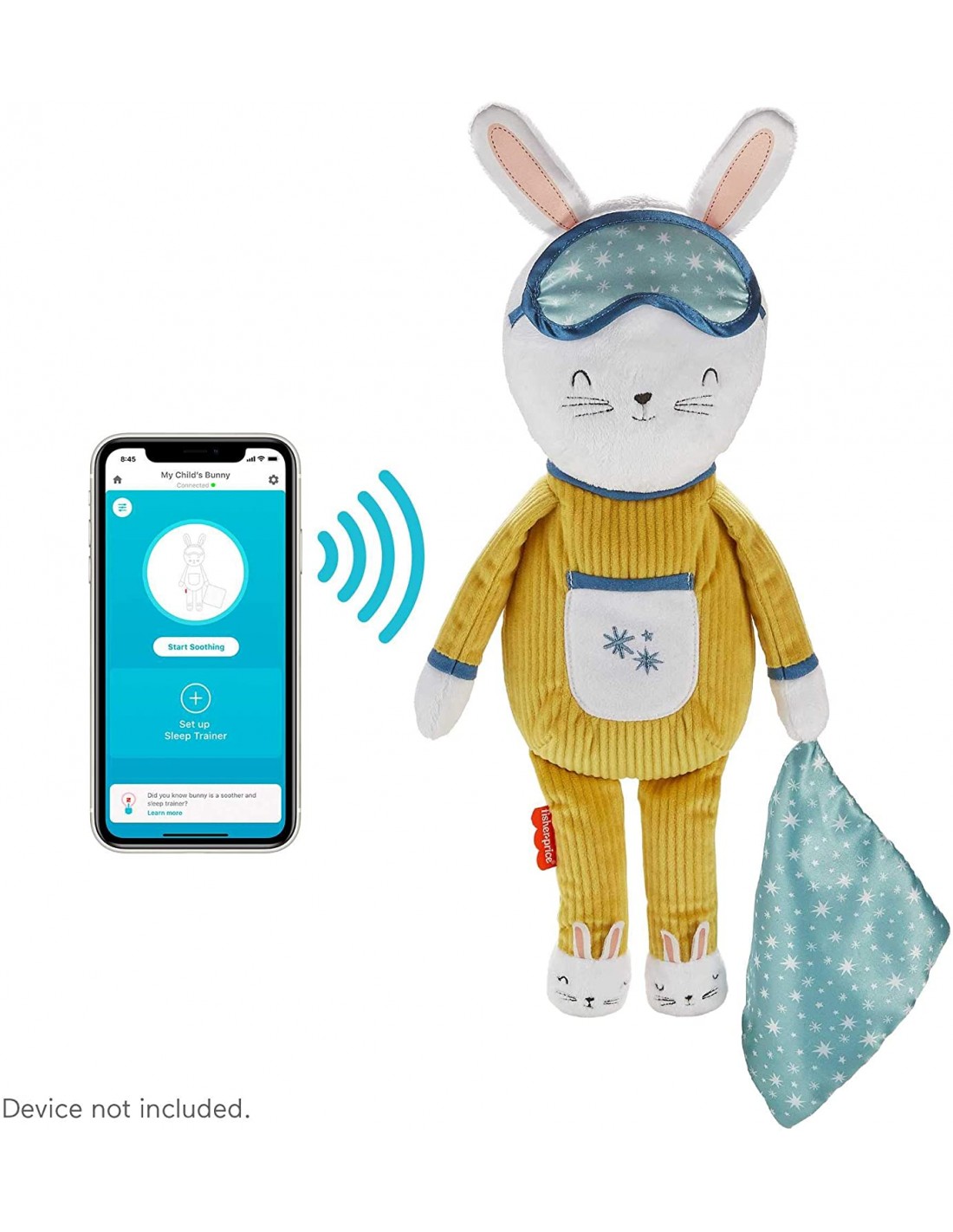 Fisher-price hoppy dreams κουνελάκι όνειρα γλυκά με smart connect τεχνολογία gmn58 - Fisher-Price