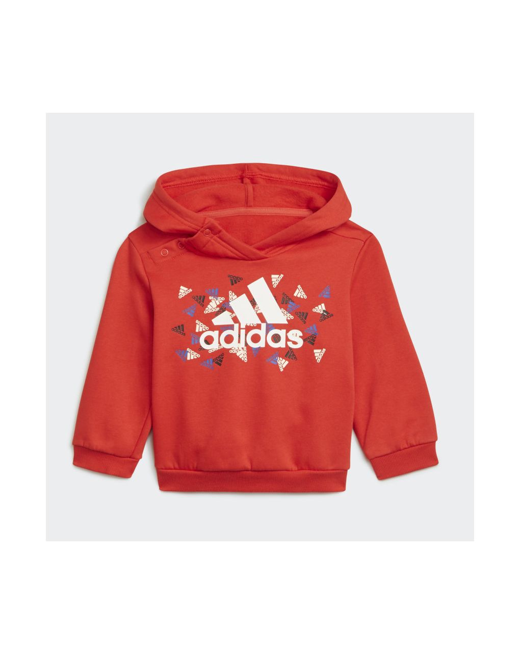 Adidas σετ φόρμας badge of sport κόκκινο για αγόρι h28842 - Adidas