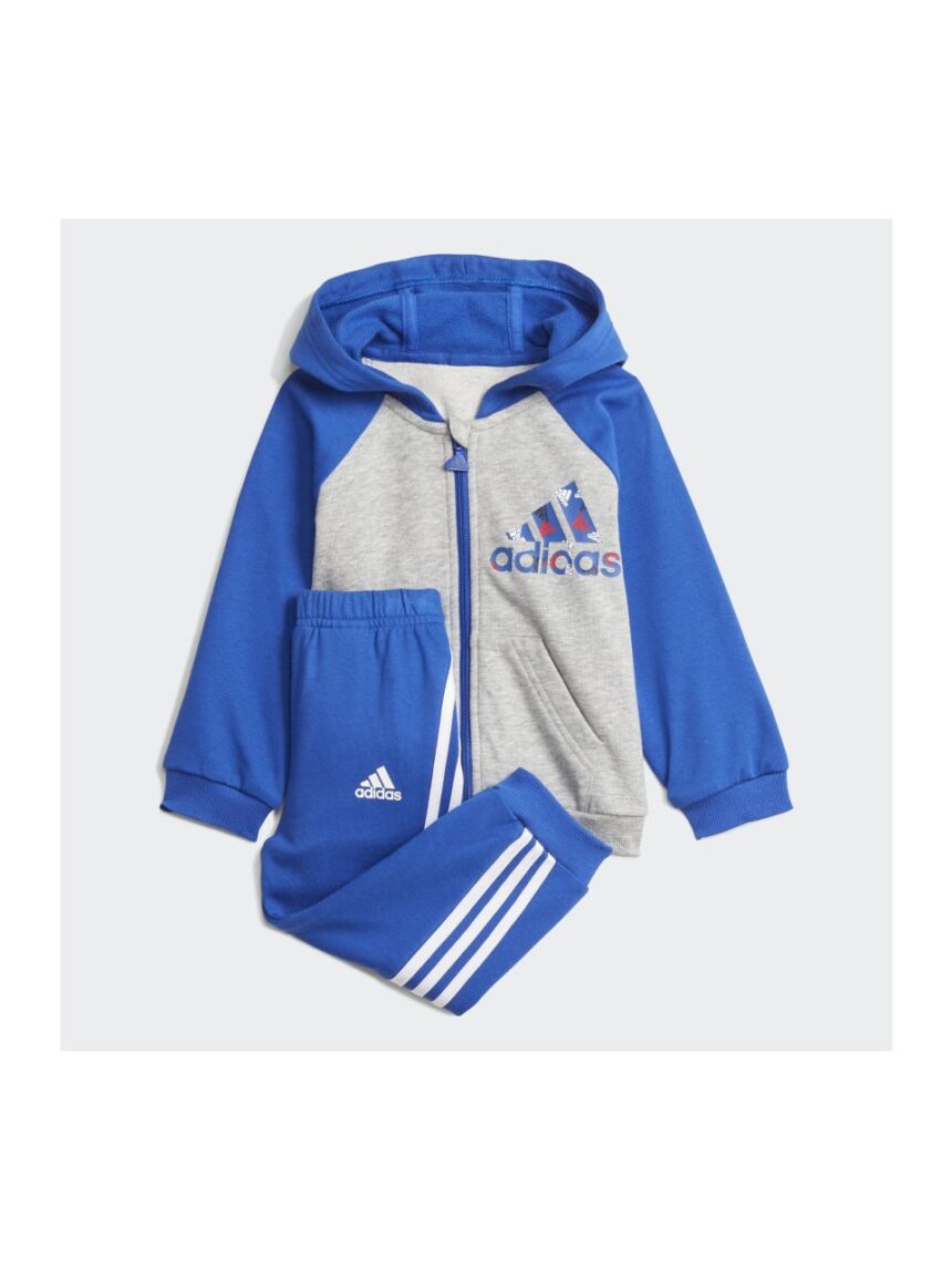 Adidas σετ φόρμας badge of sport full μπλε για αγόρι h28829 - Adidas