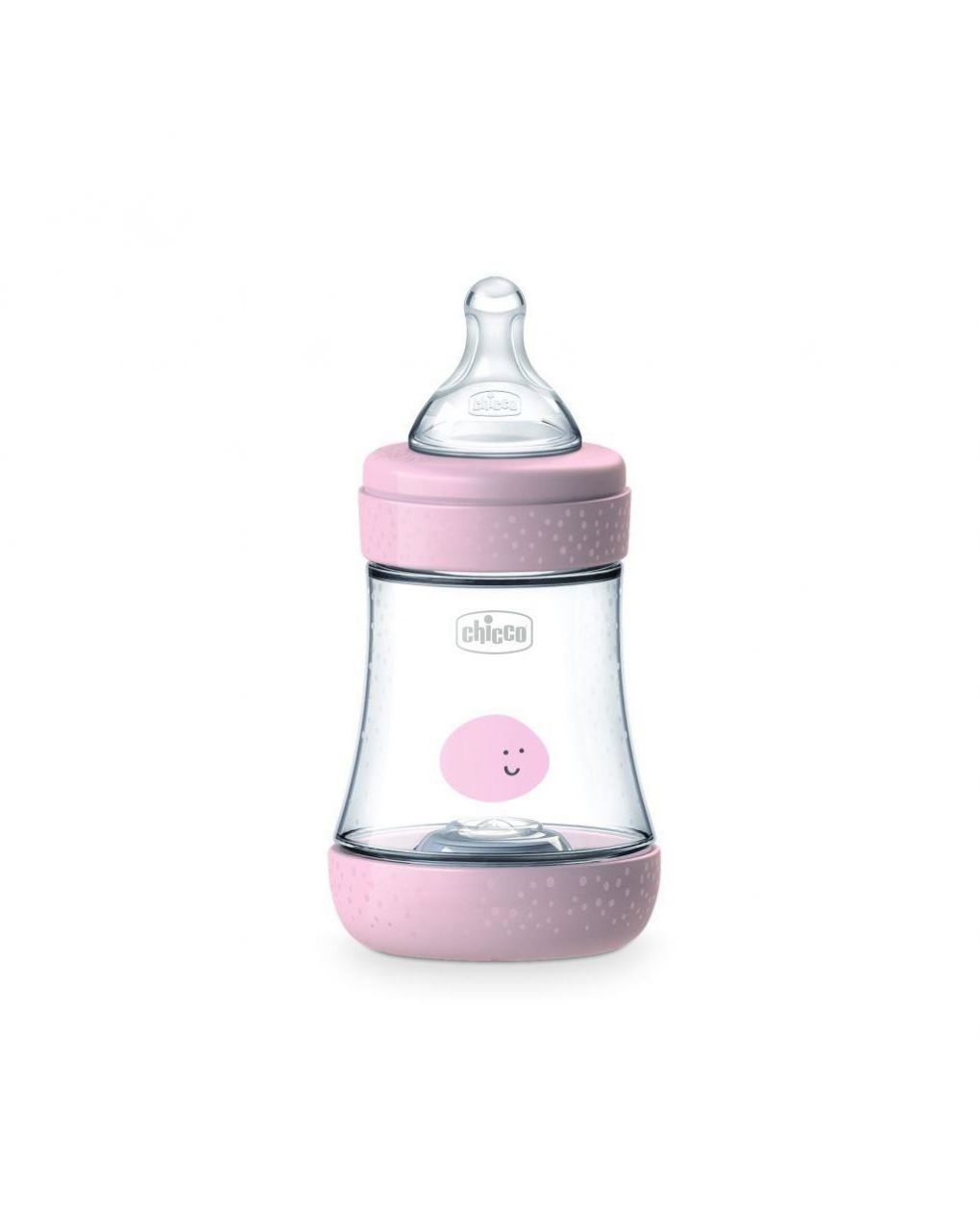 Chicco mπιμπερό πλαστικό perfect 5 150ml κανονική ροή ροζ 0m+