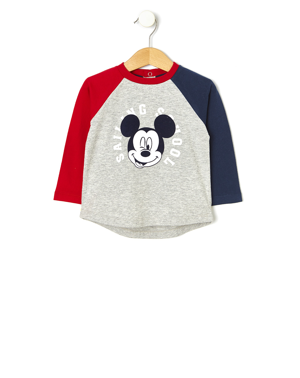 μπλούζα μακρυμάνικη με στάμπα mickey mouse για αγόρι - Prénatal