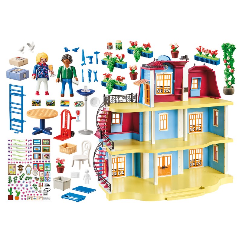 Playmobil dollhouseτριώροφο κουκλόσπιτο 70205 - Playmobil, Playmobil Dollhouse