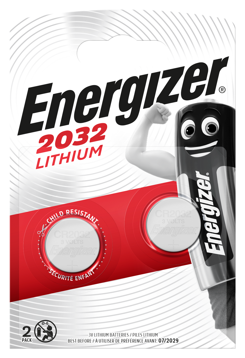 Energizer lithium cr2032 bp2 f016659 2τμχ - Energizer