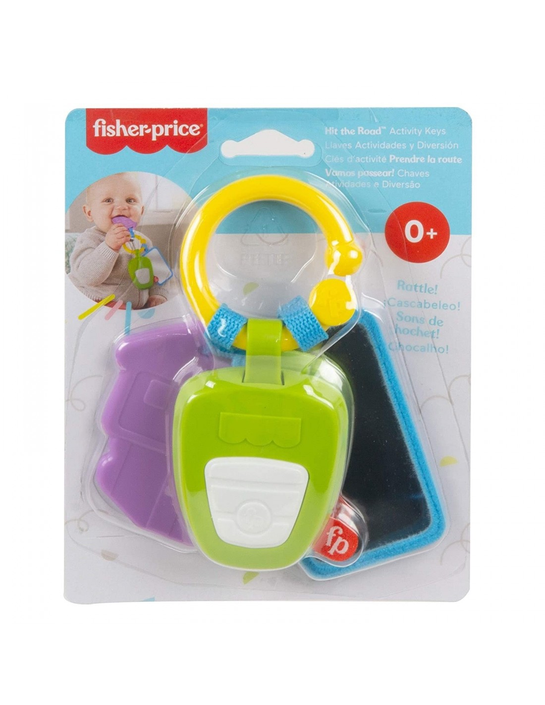 Fisher-price hit the road activity keys κλειδάκια κουδουνίστρα και οδοντοφυΐα gww64 - Fisher-Price