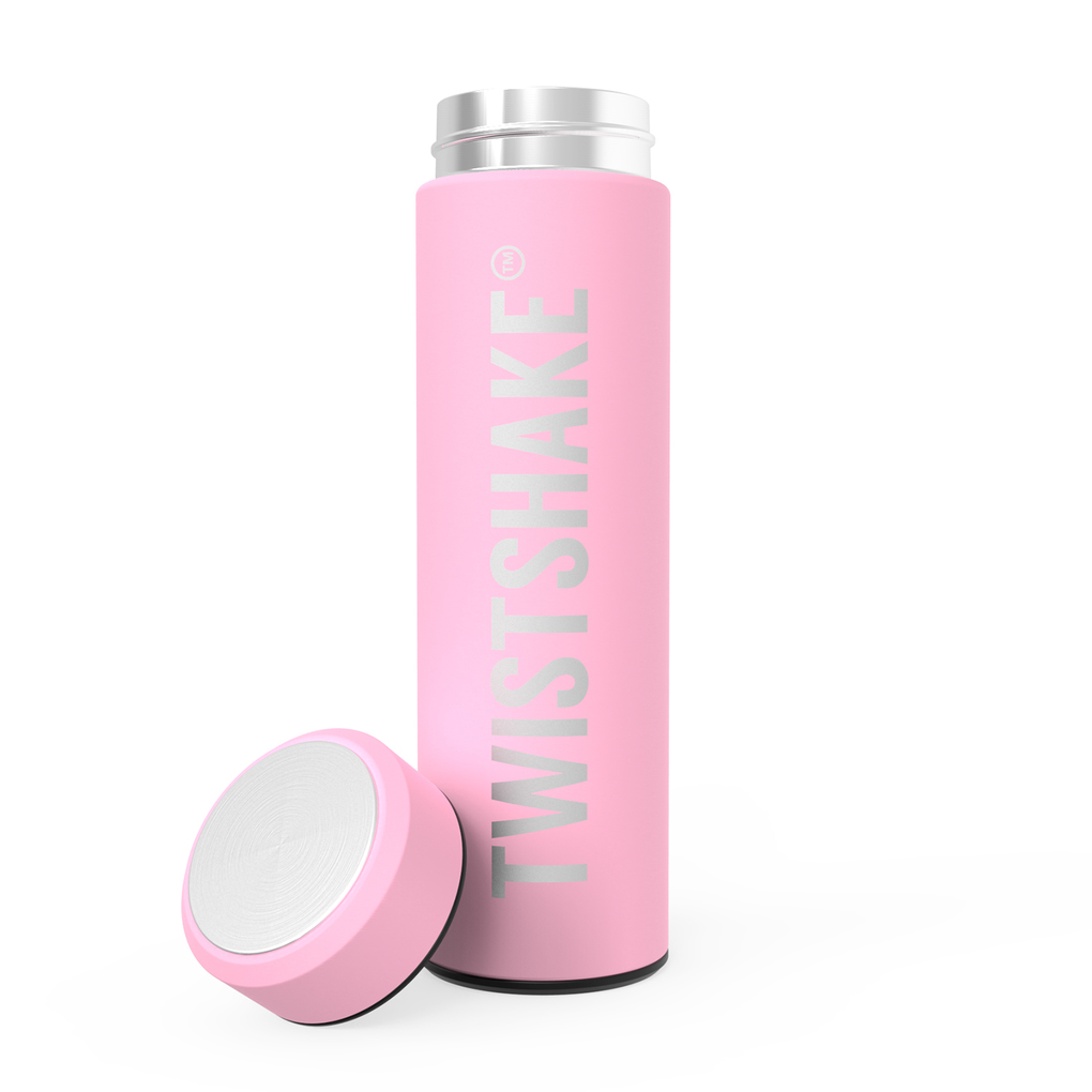 Twistshake θερμός ζεστού κρύου 420ml pastel pink - Twistshake