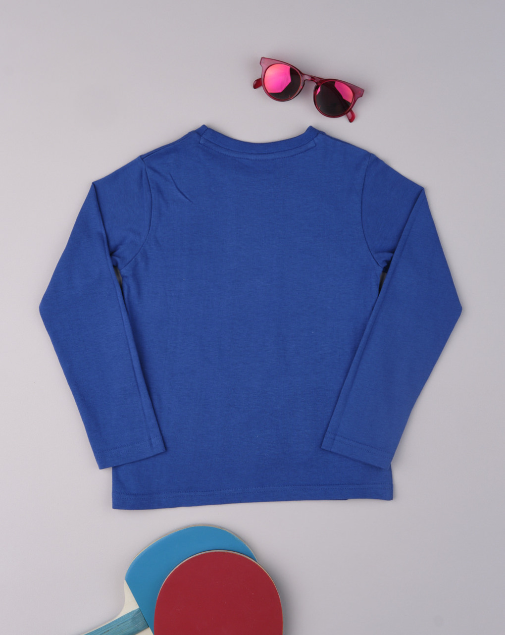 μπλούζα μακρυμάνικη μπλε με στάμπα la για αγόρι - Prénatal