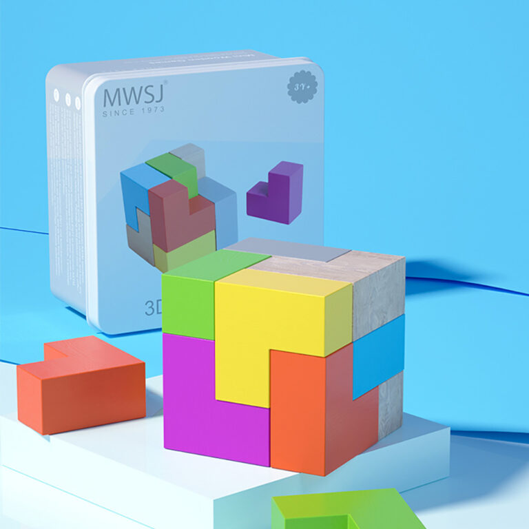 Iwood 3d cube blocks z1026j - iwood