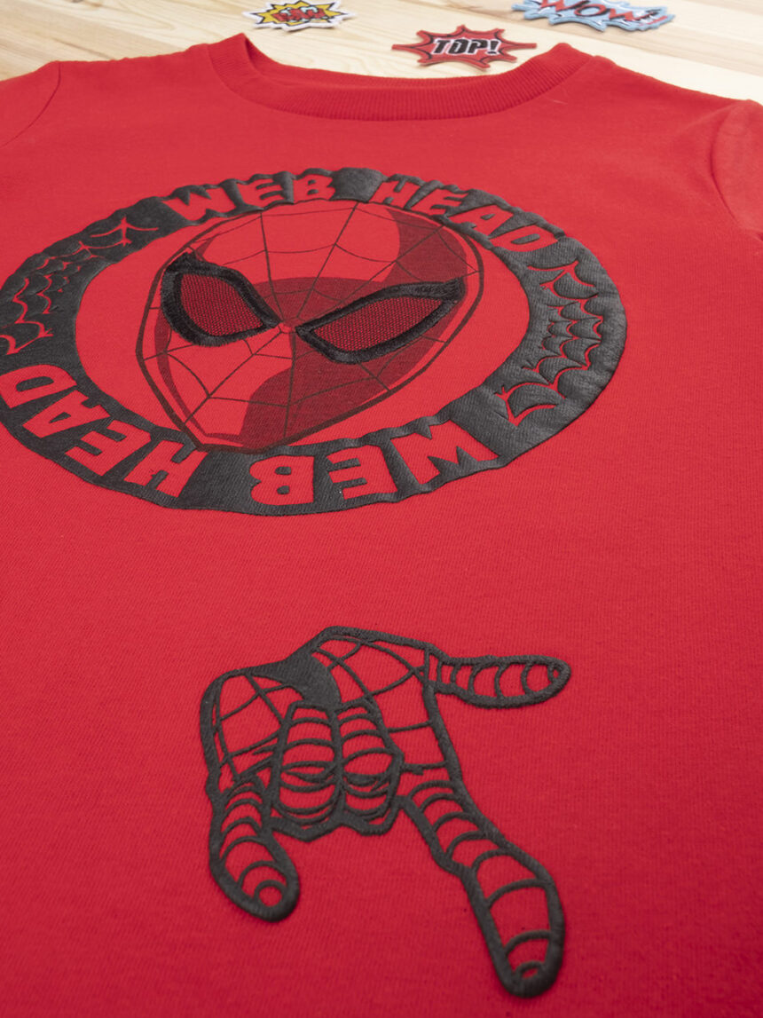 παιδικό t-shirt κόκκινο με τον spiderman για αγόρι - Prénatal