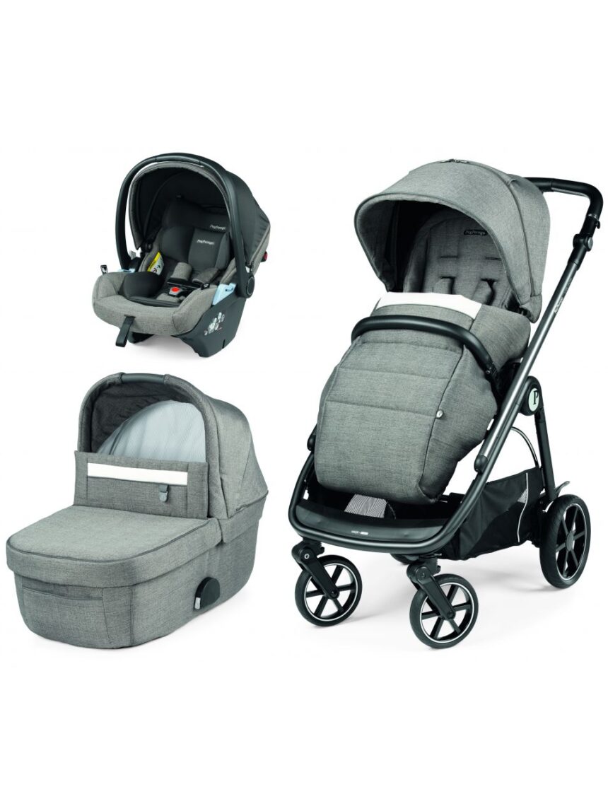 Peg perego πολυκαρότσι veloce lounge modular 3 in 1 city grey - Peg-Pérego