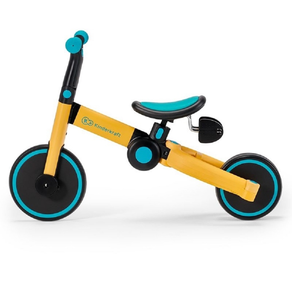 Kinderkraft πτυσόμενο τρίκυκλο ποδήλατο 4trike, primrose yellow - Kinderkraft