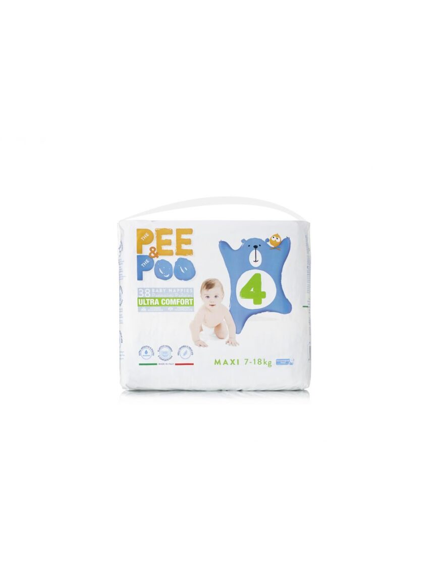 Pee&poo – πάνες μέγεθος maxi 38 τμχ - The Pee & The Poo