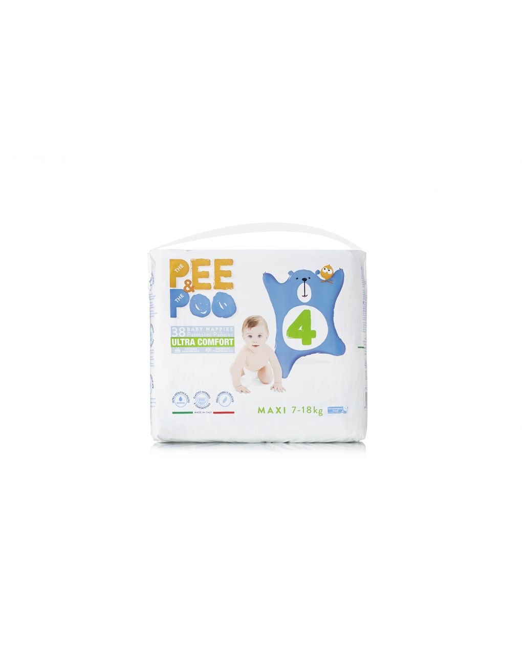Pee&poo – πάνες μέγεθος maxi 38 τμχ