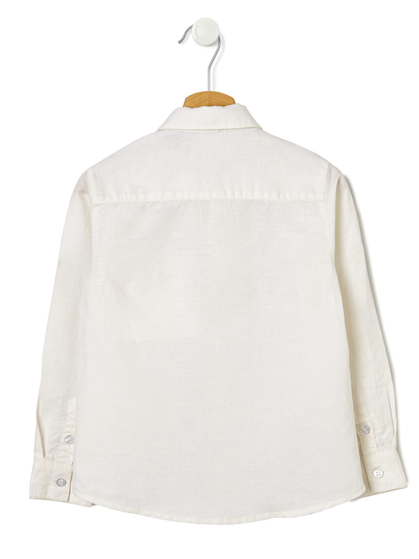 πουκάμισο λευκό μεγ.8-9/9-10 ετών για αγόρι - Prénatal