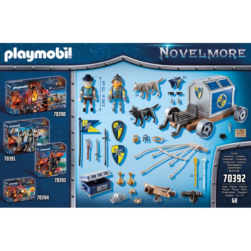 Playmobil novelmore άμαξα μεταφοράς θησαυρού του νοβελμορ 70392 - Playmobil, Playmobil Novelmore