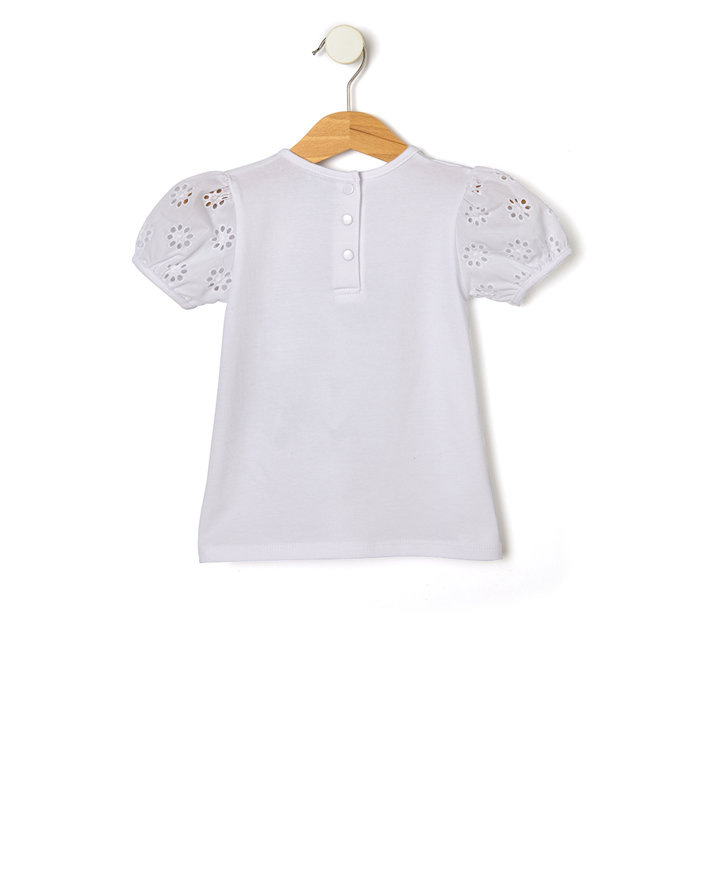 T-shirt jersey λευκό με στάμπα minnie για κορίτσι - Prénatal