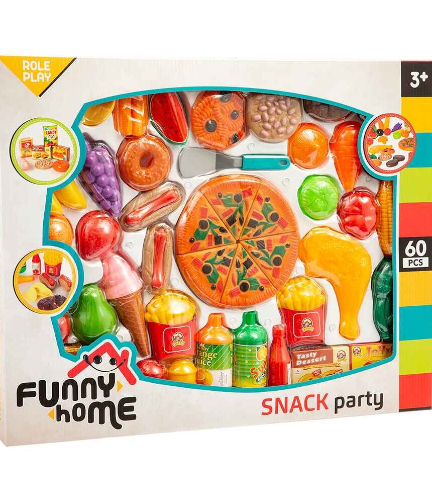 Funny home σετ pizza party! με 60 αξεσουάρ prg00732 - FunnyHome