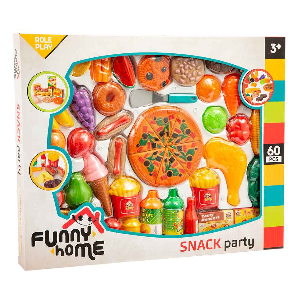 Funny home σετ pizza party! με 60 αξεσουάρ prg00732 - FunnyHome