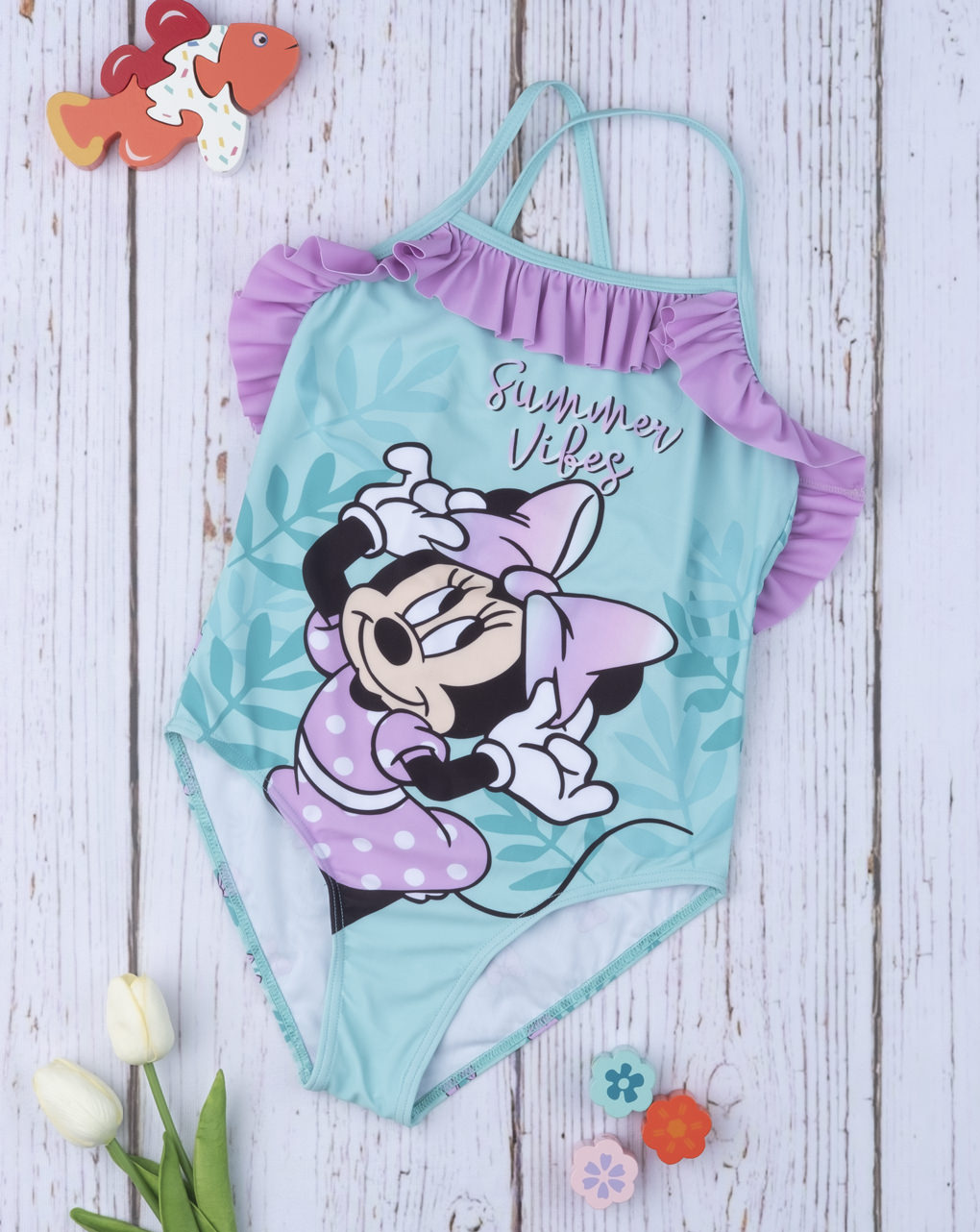 μαγιό ολόσωμο minnie mouse για κορίτσι