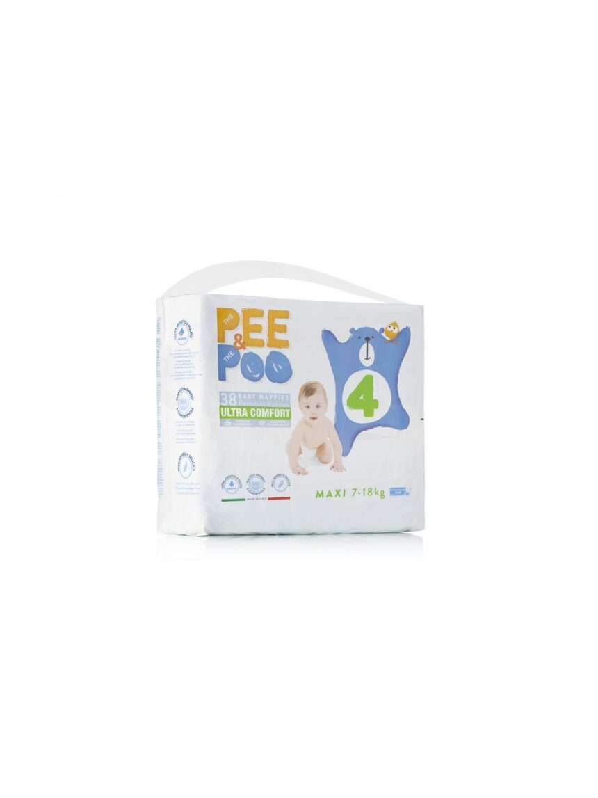 Pee&poo – πάνες μέγεθος maxi 38 τμχ - The Pee & The Poo