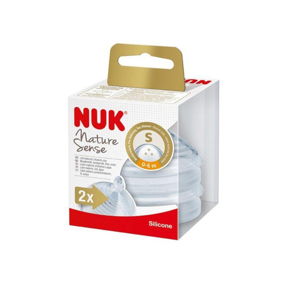 Nuk nature sense θηλή σιλικόνης 0-6m small 2τμχ - Nuk