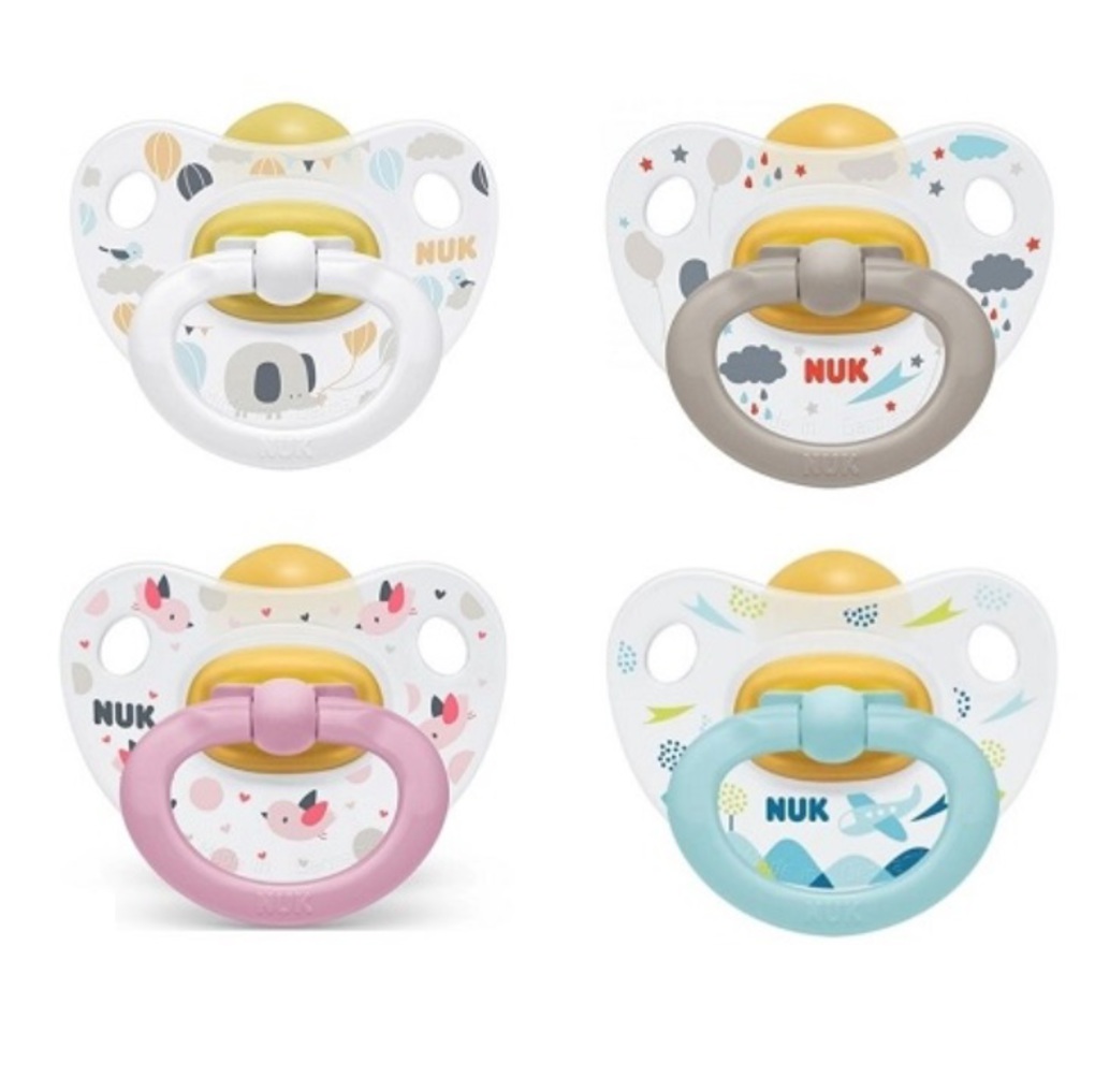 Nuk classic happy kids πιπίλα latex (18-36 mηνών) 1τμχ - Nuk