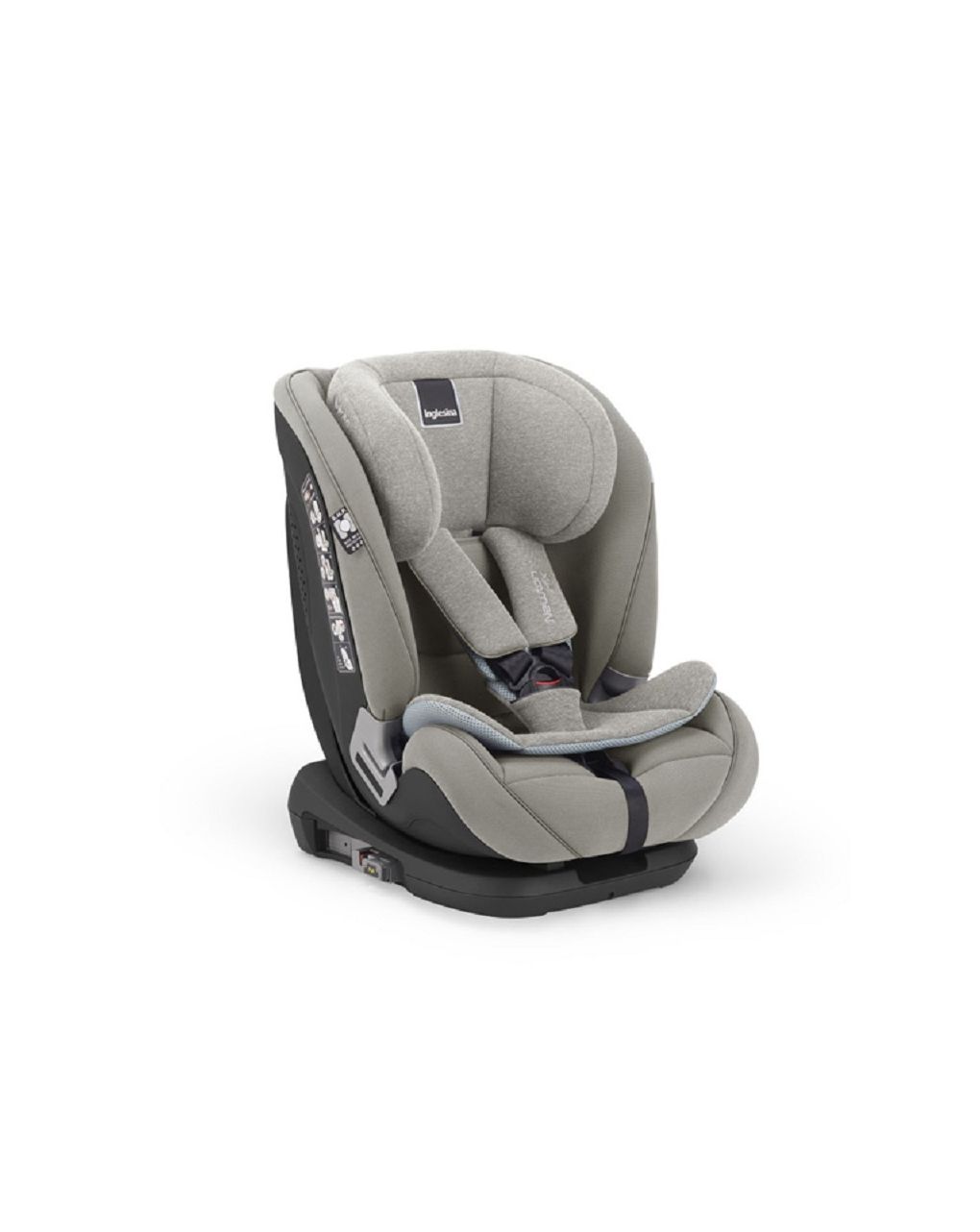 Inglesina καθισματάκι αυτοκινήτου newton moon grey 1/2/3 ( 9-36 kg) - Inglesina