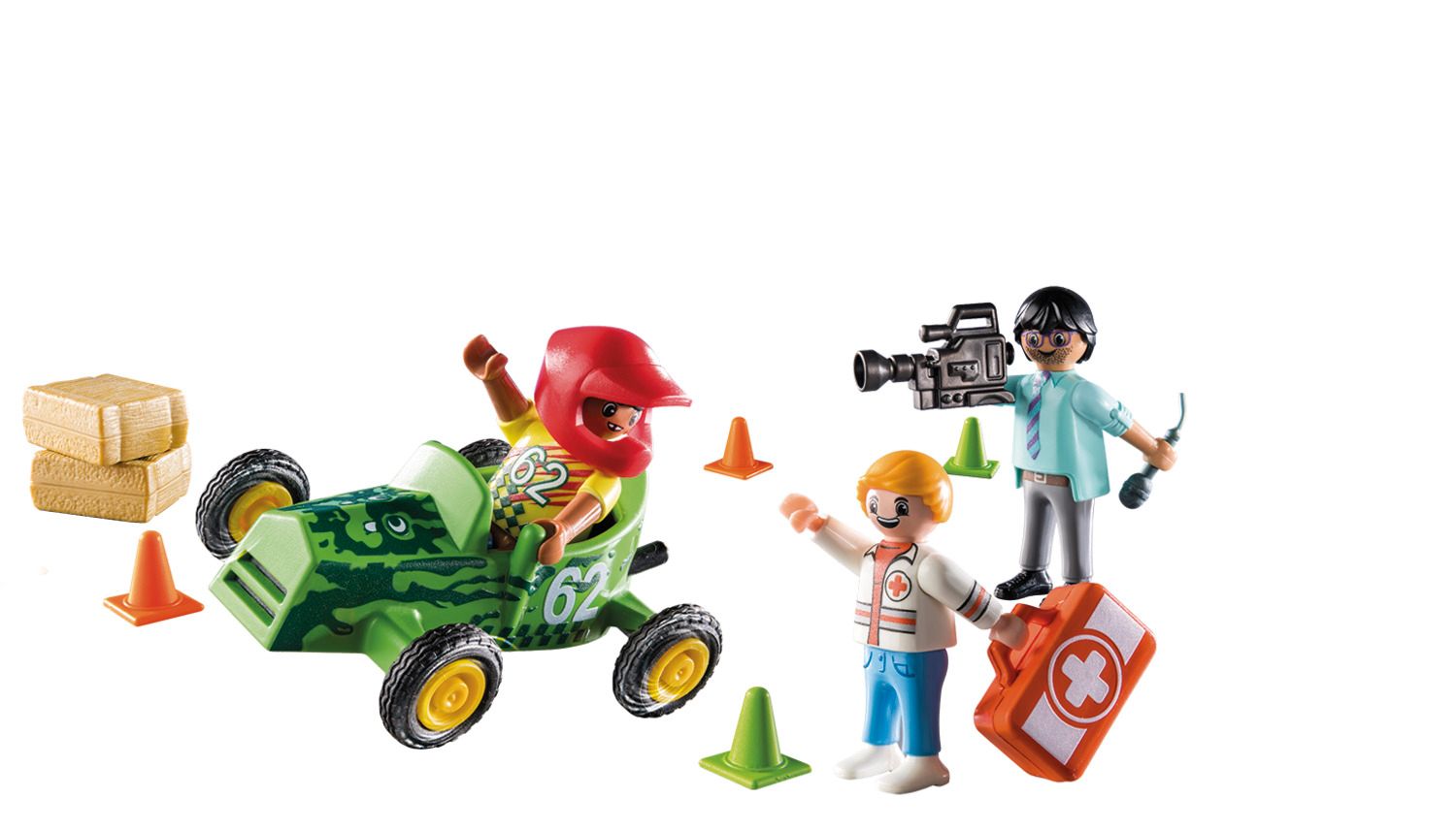 Playmobil duck on call - επιχείρηση διάσωσης: διάσωση στα go-kart! 70919 - Playmobil, Playmobil Duck On Call