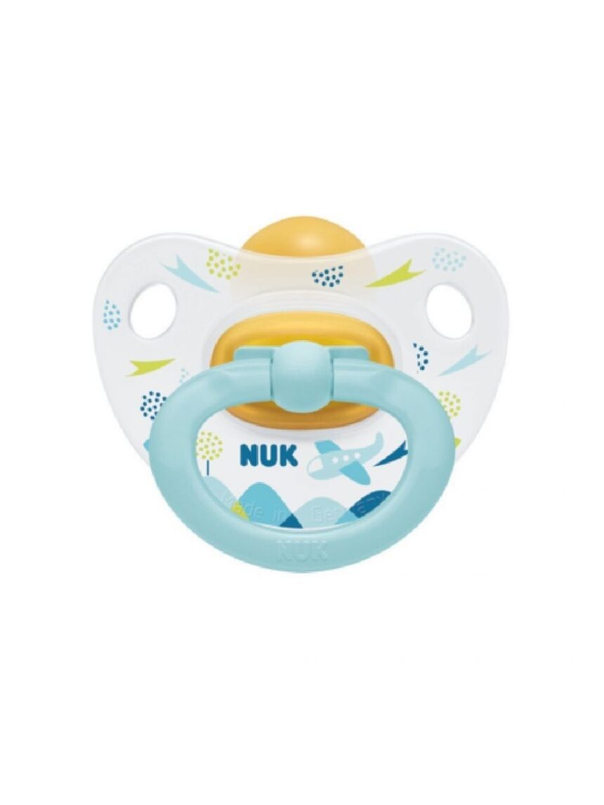 Nuk πιπίλα latex happy kids 6-18 μηνών 1 τεμ - Nuk