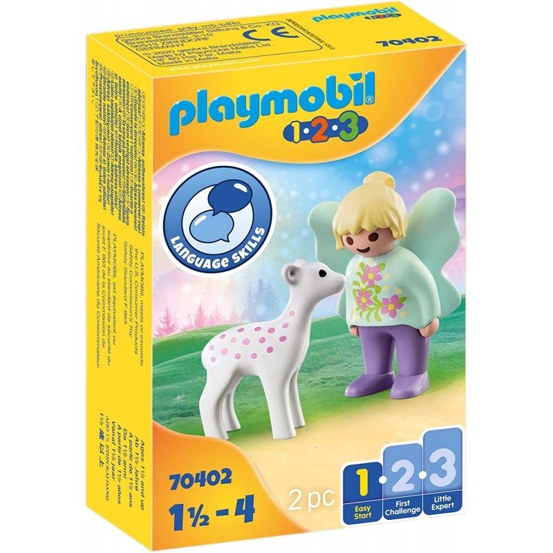 Playmobil 1.2.3 νεράιδα με ελαφάκι 70402 - Playmobil, Playmobil 1.2.3