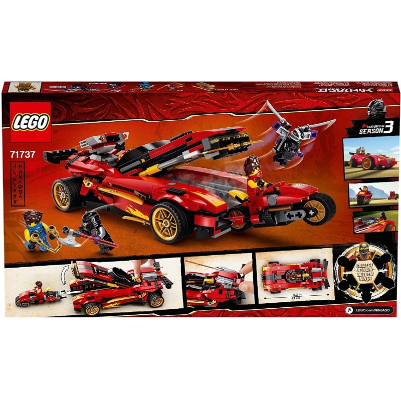 Lego ninjago legacy x-1 ninja charger ninja car εφόρμηση x-1 νίντζα 71737 - Lego, Lego Ninjago