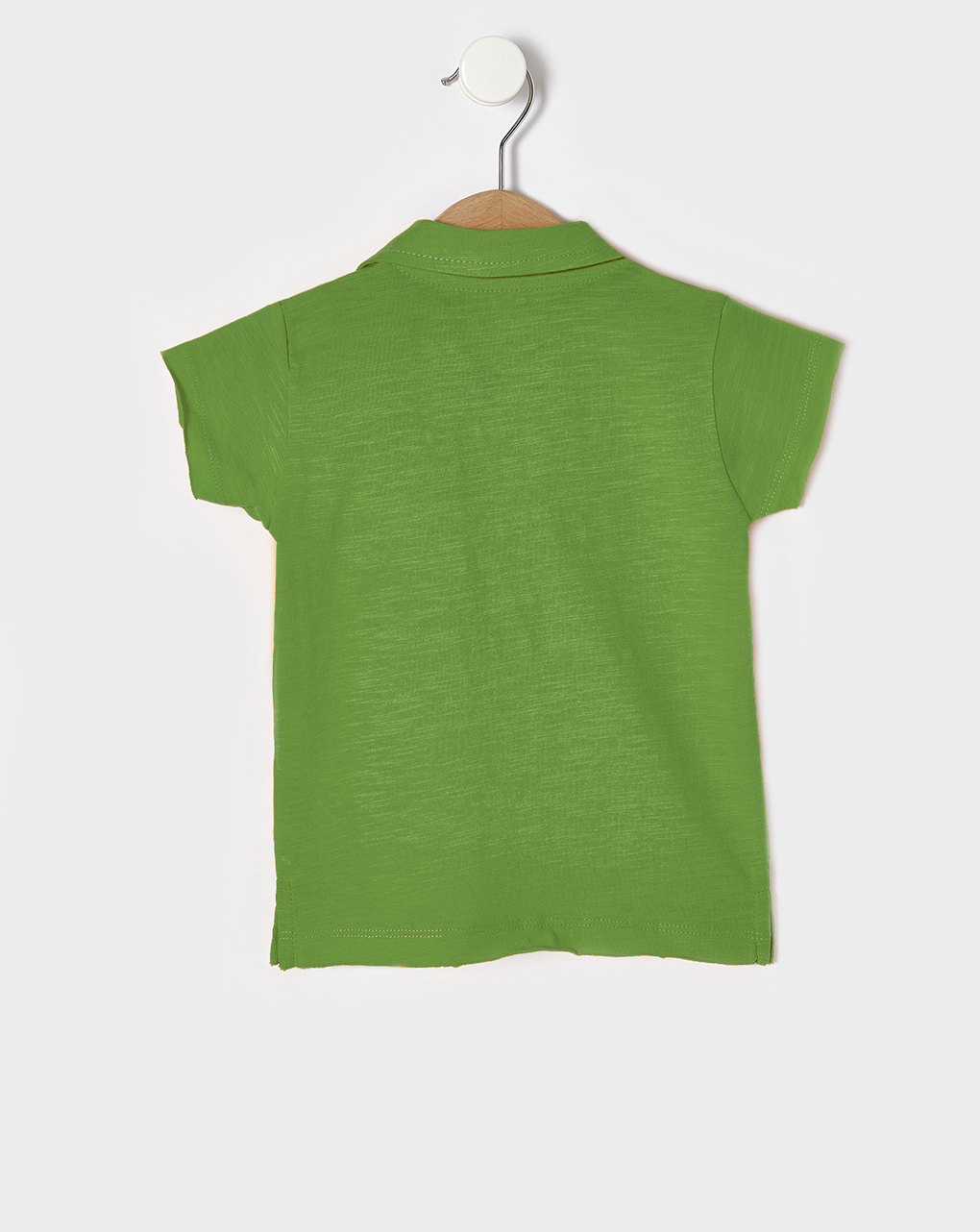 T-shirt jersey πόλο πράσινο για αγόρι - Prénatal