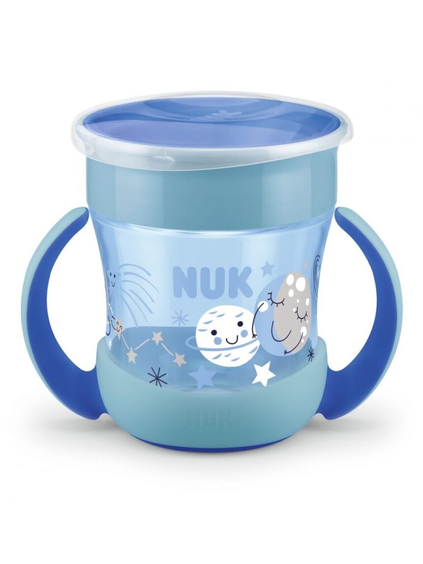 Nuk εκπαιδευτικό ποτηράκι evolution mini magic cup 6m+ night blue - Nuk