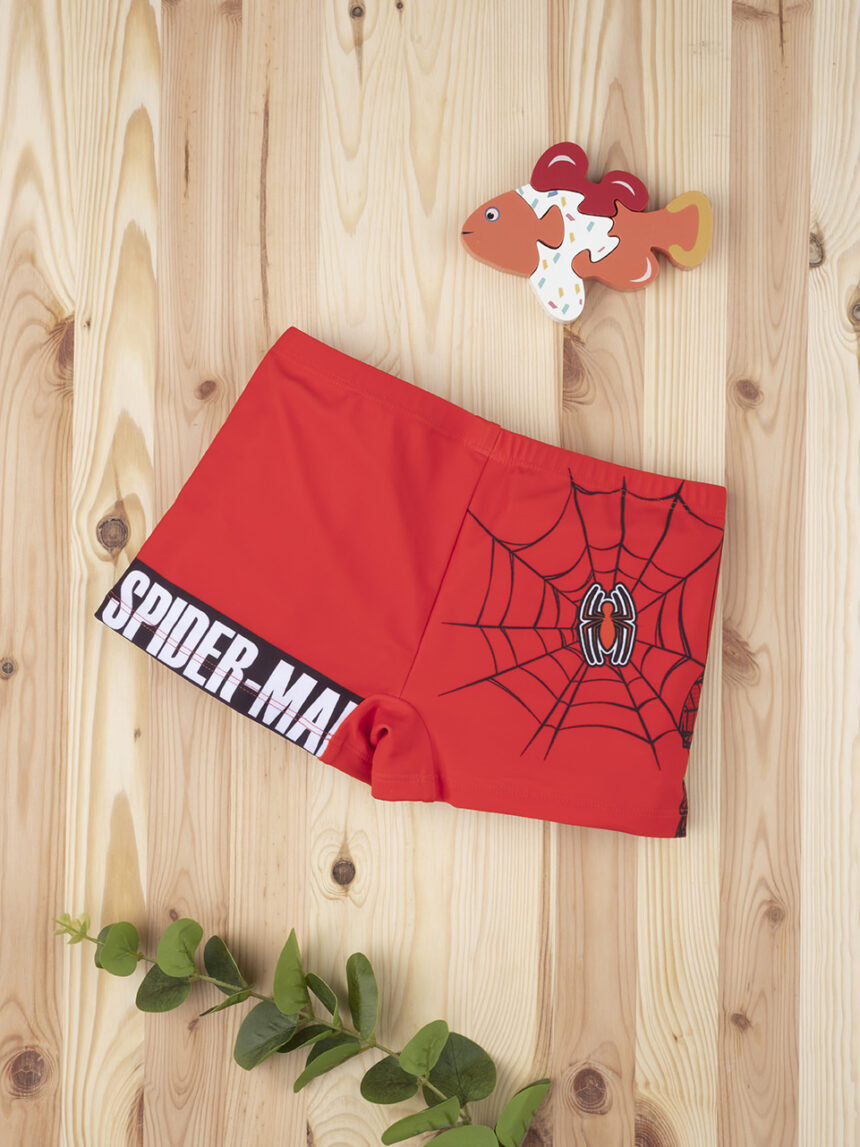 παιδικό μαγιό σορτσάκι κόκκινο  με τον spiderman για αγόρι - Prénatal